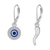 ONEFINITY Italian Horn Earrings For Women 925 Sterling Silver Evil