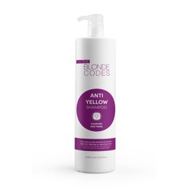 The Blonde Codes Anti Yellow Silver Shampoo 380ml - Purple Toner for Blonde Hair, Silver Hair Toner, Blue Shampoo for Blonde and Brunettes, Colour Protect Shampoo for Grey Hair Women