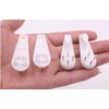 20PCS White Non-Trace Wall Picture Hook Concrete Hard Wall Drywall