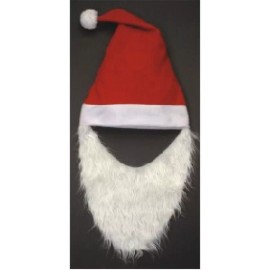 Jacobson Hat Company Felt Santa Hat with Beard