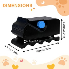 Cardboard Cutter for Cat Scratchers with 10pcs Blade, Handheld Cardboard Strip Cutter, DIY Cat Scratchers Cardboard Strip Tool, for Making Cat Scratching Board (Black)