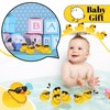 Jerify 48 Pcs Mini Rubber Ducks with Sunglasses Small Rubber
