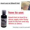 【repack 100ml only】222 Matt Green Blonde fruity hair color 闷青护发果泥果酸