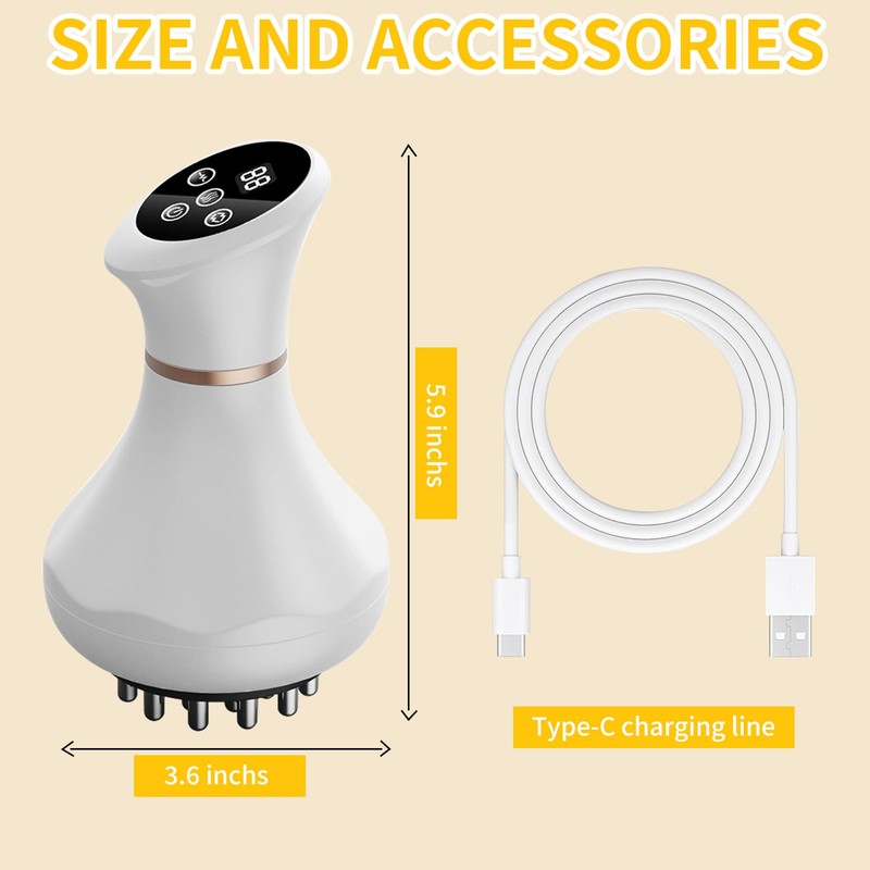 GJMJNNW Handheld Electric Lymphatic Drainage Massager: Body Sculpting Machine and
