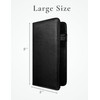Mymazn Server Book with Zipper and Magnetic Pocket, Cute Waitress