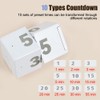 Digital Cube Timer, Gravity Sensor Flip Timer, 1/2/3/5/10/15/20/25/30/55 Min. Optional,