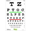 Snellen Peel-N-Stick Eye Test Chart, Red and Green Bar Visual
