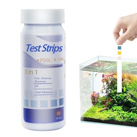 Water PH Test Strips,50 Strips Swimming Pool Water Quality Test Paper - Residual Chlorine Pool Acid-Base Test Paper for Hot Tub