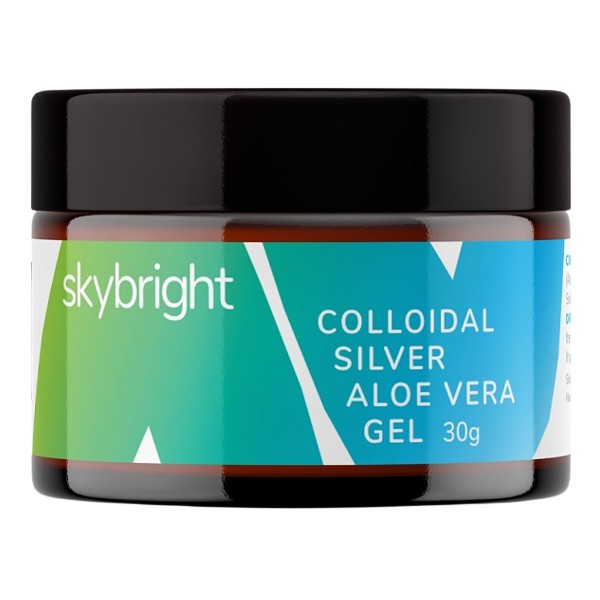 Skybright Colloidal Silver Aloe Vera Gel 30g - Expiry 07/24