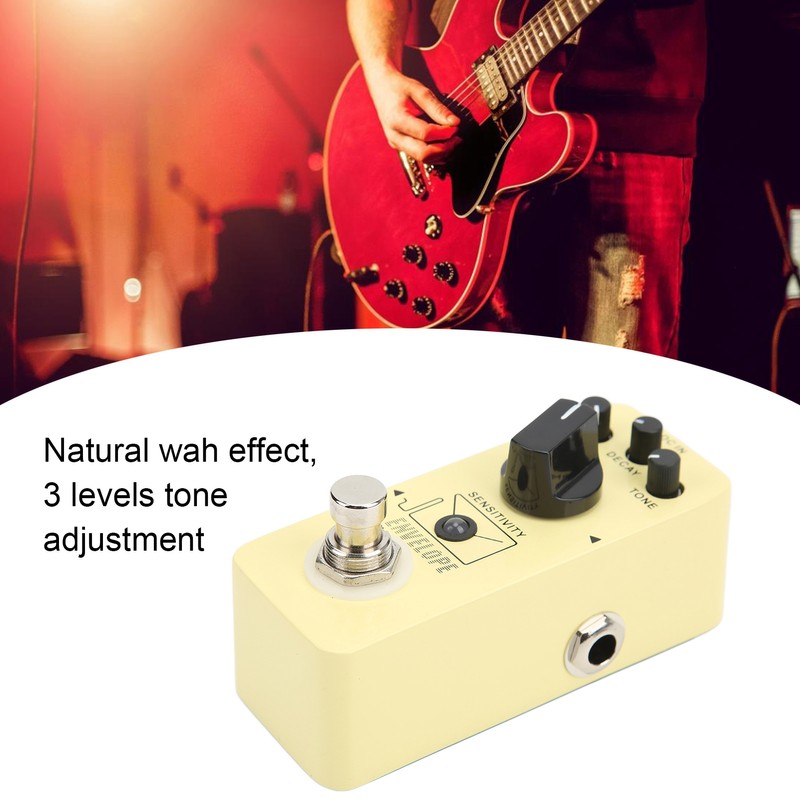 Natural Wah Effect Pedal 3 Level Tone Adjustment Guitar Monoblock