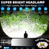 Dszuu 3000 Lumens Super Bright Headlamp, Rechargeable LED Head Lamp,