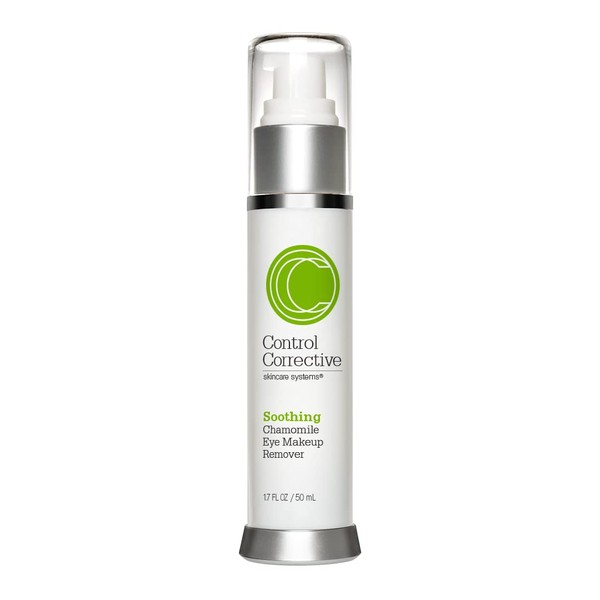 Control Corrective Chamomile Eye Makeup Remover | Safe for Lash Extensions | Includes Eyebright Extracts to Soothe Eye Irritation | Oil Free with Botanicals | 1.7 oz