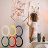 SSHUIKKAI 6 Rolls of Whiteboard Tape, Marking Tape, Colourful Tape,