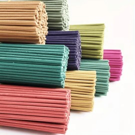 24/73/170 Bamboo Incense Sticks with Various Flavors for Home Use with Aromatherapy Diffuser & Incense HoldersModel: Mint