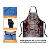BGBDEIA Grunge Splash Space Apron Adjustable Neck Bib Apron for