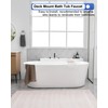 HEYMYTAP Chrome High Flow Roman Tub Faucet Set 3 Hole,