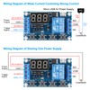 D-FLIFE 4pcs DC 6-30V Timer Relay Programmable Delay Relay Module