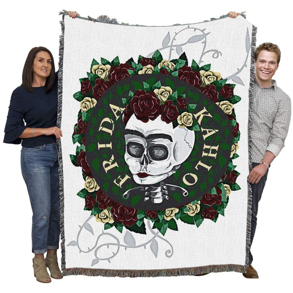 Pure Country Weavers Frida Kahlo - Skull Blanket - Gift