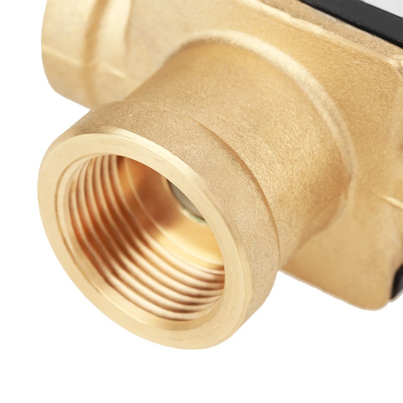 3 Way DN20 Female Thread Brass Thermostatic Mixing Valve for