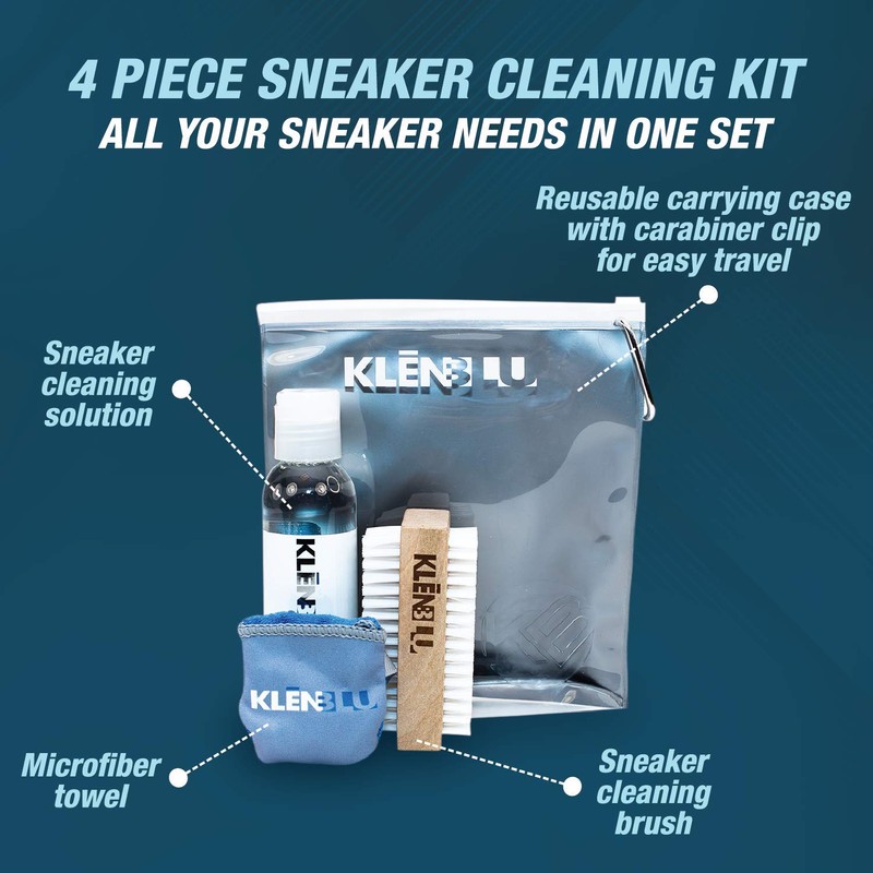 KLENBLU Professional Sneaker Cleaning Kit Premium Shoe Cleaner with Double