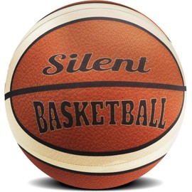 Irsnianianfa Silent Basketball,Dribble Dream Silent Basketball,2025 Upgrade Si-Lent Basket-Ball Dribbling Indoor,Foam Basketba-ll Indoor Training Quiet Ball Birthday Gift for Youth(Orange)
