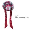 DONNA Large, Extra Large Adjustable Tie Satin Bonnet Sleep Cap
