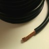 4 Gauge Black Stranded 50V Automotive Power Wire - 25'