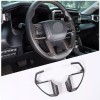 BEBECAR Oak wood Grain Steering Wheel Overlay Trim Cover Fits