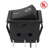 uxcell DPDT 6P 2Position 2NO 2NC ON-OFF Snap in Mounting