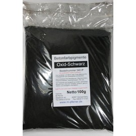 Pigment oxide black 100 g, for concrete compound, screed, plaster, plaster, resin, grout...