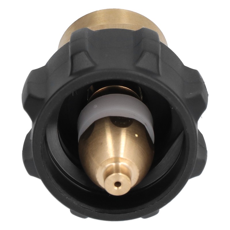 Refill Adapter 1/4in Tank Cylinder Coupler Gas Propane Regulator Valve