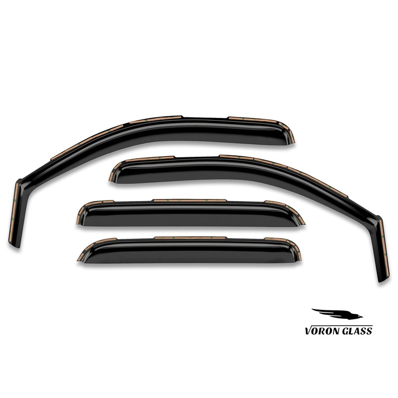 Voron Glass in-Channel Extra Durable Rain Guards for Hyundai Santa