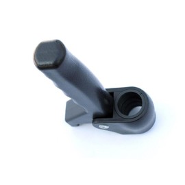 Mikinona 1Pc Durable Plastic Walking Cane Auxiliary Handle Ergonomic Black Crutch Grip for Suitable for Diameter Walking Canes for Elders and