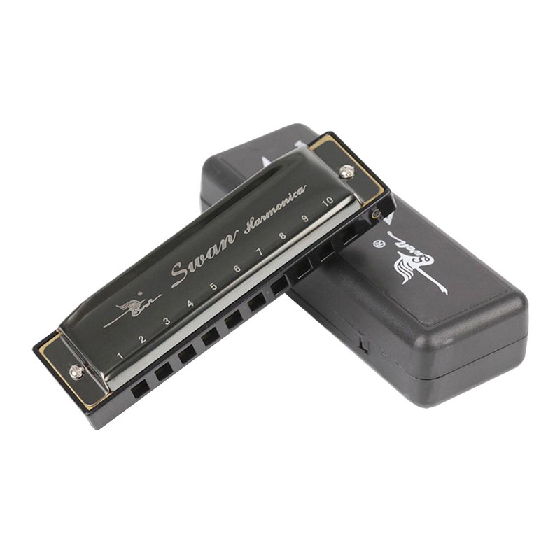 Swan SW1020-7 10 Holes 20 Tones Blues Diatonic Harmonica Key