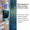 NACH Mailboxes for Outside Wall Mount, 12 x 11.2 x