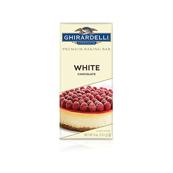 Ghirardelli Premium Baking Bar, 4 (Pack of 12) , White Chocolate, 48 Oz