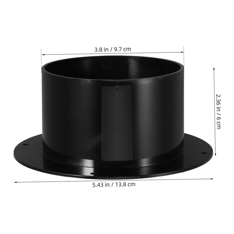 Gatuida Portable Duct Connector Flange Abs Air Outlet for Exhaust