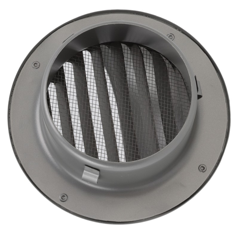 Stainless Steel Round Air Vent Louvered Cover Waterproof Windproof External