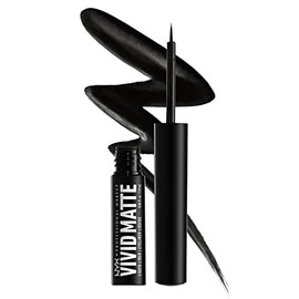 NYX Professional Makeup, Vivid Matte, Delineador líquido, Black