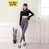 Duo Xiaowei 5.0 Women's Flat Waist High-Rise Thin Summer Yoga Pants Black M 5ea