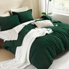 Litanika Dark Emerald Green Twin/Twin XL Comforter Set, 2 Pieces