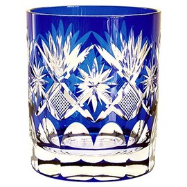 田島 glassmaking Star 切子 Old Flycatcher