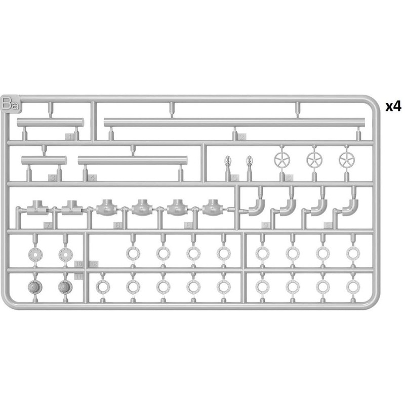 Mini Art MA35652 1/48 Scene Accessory Plumbing Set, Plastic Model