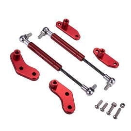 Lesiyou Door Opener Kits Door Shocks Struts Compatible with Can-Am Maverick X3 and X3 Max Front and Rear Doors 2017-2023,Red