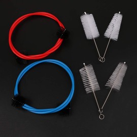 JOYKK Brass Instrument Musical Instrument Trumpet Trombone Tuba Horn Cleaning Brush Set Tool - Blue