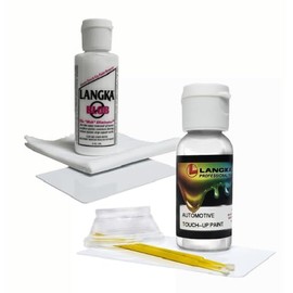 Langka 2oz Blob Eliminator and 1oz Touch-Up Paint Compatible with 2013, Nissan, NV, QAK, White.