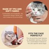 QivaZira 5 Pcs Cat Muzzle for Grooming with Anti Scratch