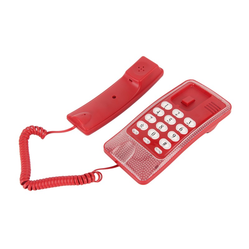 KXT‑438 Wall Mounted Home Phone Corded Telephone with Redial Quick