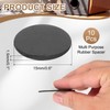 PATIKIL Rubber Solid Discs Washers, 10 Pcs 15mm Dia x