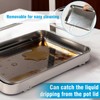 YJREW 304 Pot Lid Organizer & Spoon Rest, Pot Lid
